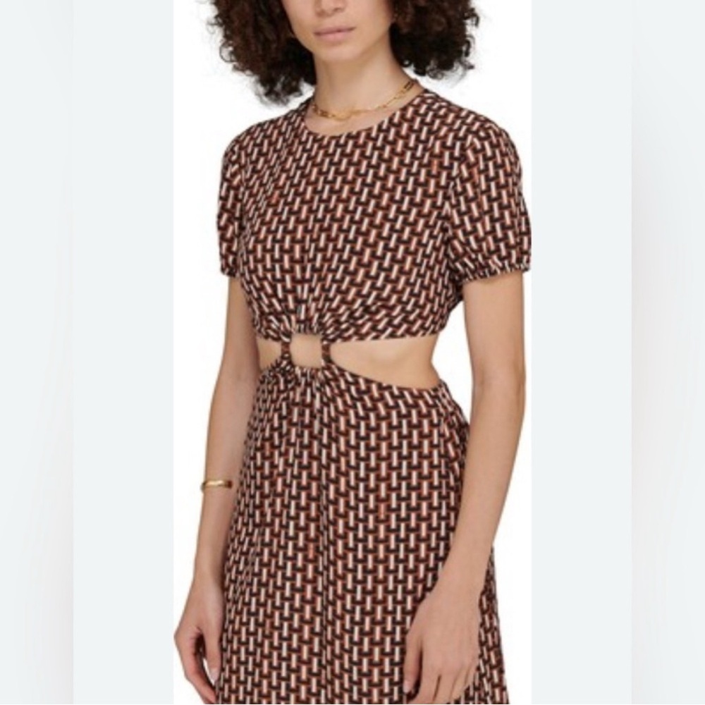 STAUD Calypso Basket Weave Dress L